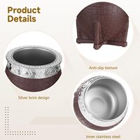 Tasse isotherme en acier inoxydable, gourde à yerba maté avec paille bombilla pour bière et café