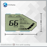 Herstelleranpassbares Blendfreies 7-Segment-Monochrom-LCD-Display GW031 Instrumententafel für Motorrad PARICOL VG-7(BS6)