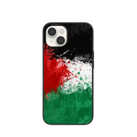 Funda de Teléfono con Mapa de la Bandera de Palestina Impresa en TPU para iPhone 11 12 13 14 15 16 17 Plus Pro Max