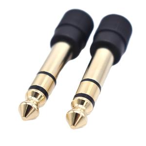 อะแดปเตอร์แปลงหัวแจ็ค 6.35 มม. <span class=keywords><strong>TRS</strong></span>/TS ตัวผู้ เป็น 3.5 มม. ตัวเมีย สำหรับเชื่อมต่อหูฟัง ไมโครโฟน และอุปกรณ์เสียงอื่นๆ แบบ AUX <span class=keywords><strong>6.3</strong></span> 3.5 มม. - Product Image 2