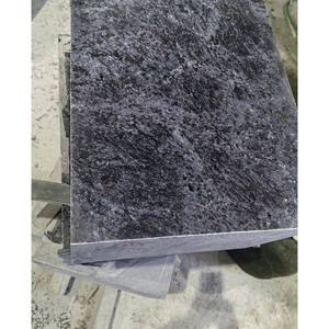 Dalle de granit bleu Bahama poli, pierre naturelle moderne de qualité supérieure, coupée sur mesure, garantie 1 an pour usage extérieur, design graphique - Product Image 3