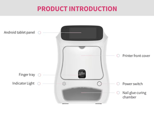 أحدث طابعة أظافر عالية الجودة ومنخفضة ، طابعة أظافر رقمية ثلاثية الأبعاد ، سعر ماكينة طابعة الأظافر بإصبع القدم - Product Image 5