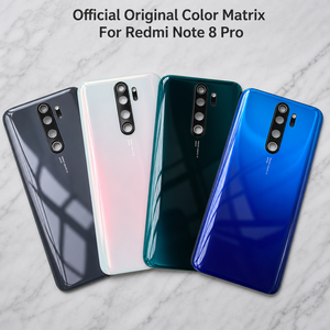 Cristal trasero duradero para Xiaomi Redmi Note 8 Pro, cubierta de batería al por mayor, cristal trasero de repuesto con lente de cámara - Product Image 1