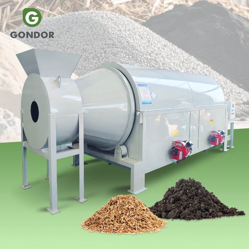 Small Silica Sand Clay Rotary Drum