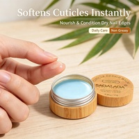 Baume à cuticules SAGALAGA 30g, hydratation intense pour les ongles et les cuticules, soin longue durée, beurre de karité, huile de jojoba, soin des ongles