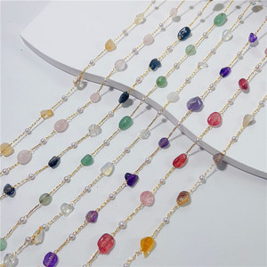 SP Wholesale Women <strong>Necklace</strong> <strong>Pearl</strong> Chain Irregular Natural Stone Beaded Choker <strong>Necklace</strong> Jewelry - Product Image 1