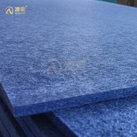 Panneaux acoustiques décoratifs en feutre de polyester de 9 mm, insonorisants, pour murs et plafonds, disponibles en plus de 45 couleurs