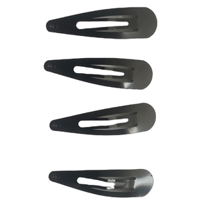 2024 nouveau Design mode Simple noir gouttelette <span class=keywords><strong>métal</strong></span> <span class=keywords><strong>boucle</strong></span> pince à cheveux Bang pince à cheveux ronde en plastique <span class=keywords><strong>banane</strong></span> pince à cheveux - Product Image 6