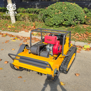 Mini tracteur robot à rotation zéro à haute efficacité agricole, CE EPA personnalisé, mini <span class=keywords><strong>tondeuse</strong></span> à gazon à télécommande, <span class=keywords><strong>tondeuse</strong></span> à gazon intelligente à essence - Product Image 1