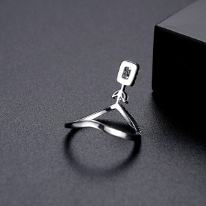 LUOTEEMI New Micro Trendy Woman <strong>Long</strong> <strong>Finger</strong> Fashion 2024 Luxury Jewelry Cubic Zirconia <strong>Ring</strong> - Product Image 6