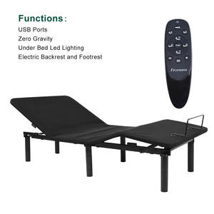 Электрическая кровать Tecforcare с регулируемой спинкой и изголовьем, моторизованная, с функцией нулевой гравитации, грузоподъемность 800 фунтов, для домашнего ухода - Product Image 2