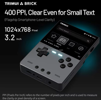 Console de jeu portable Trimui Brick Hammer, écran 3,2 pouces, Linux, 64 Go, Allwinner A133P, WiFi, 3000 mAh, boîtier métallique