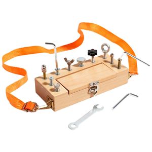 Children's Early Educational Multi Functional Wooden <b>Tools</b> <b>Set</b> for Role Play Hand Movement Toy Kit for 5 to 7 Years Boys & Girls - Product Image 1