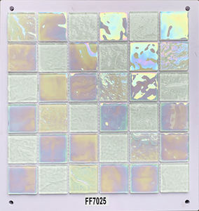 Carreau de mosaïque poli émaillé en céramique d'usine professionnelle carreaux de sol en marbre porcelaine pour piscine carré 4mm carreau carré en verre - Product Image 6