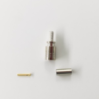 Câble d'antenne RG316 4 GHz, fil électrique étanche, connecteur coaxial RF à sertir avec fiche femelle SMB d'usine