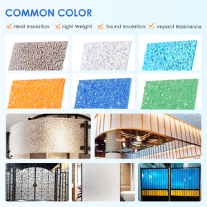 Feuilles de cristal fumé pour toiture en verre opale automobile 8Mm prix diffusé 3Mm 1.2Mm 4X8 feuille de polycarbonate pour piscine - Product Image 4