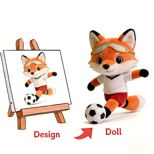 Pluche tijger mascotte speelgoed, diepgaande aanpassing, OEM/ODM, sportevenementen cadeaus, pluche speelgoed fabrikant - Product Image 3