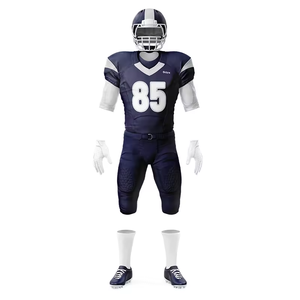 Conjunto de Uniforme de Fútbol Americano, Precio de Fábrica, Diseño Personalizado, Pantalones Cortos de Malla, Uniforme Transpirable 100% Poliéster, Impresión Personalizada para Equipos - Product Image 5