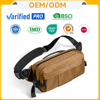 Mochila Bandolera Impermeable de Nailon X Fabric PAC, Personalizada de Fábrica BSCI, Resistente al Agua, para Viajes