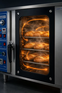 Professional 5 Tray Bakery Convection Oven With Function Digital Control Bread Baking Oven for Caf Strong Hot Air Circulation E - Product Image 2