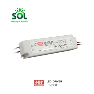 Meanwell LPV-35-36 Fully Encapsulated With IP67 35W 36V LED Driver