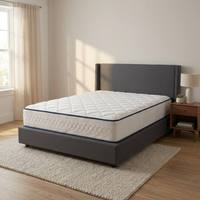 Matelas hybride à ressorts ensachés, 25 cm, mousse ondulée, fermeté moyenne, housse en coton respirant, vente en gros d'usine pour la maison, la chambre et l'hôtel