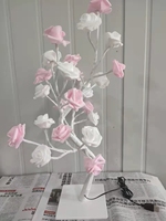 2023 Neue Valentinstag geschenke Batterie betriebene Tischplatte Lichterkette Herzförmige LED-Leucht baum lampe für Schlafzimmer