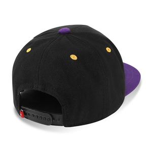 Venta al por mayor personalizado negro acrílico 6 paneles Toro bordado Logo Snapback <span class=keywords><strong>gorra</strong></span> de ala plana gorras de béisbol ajustables - Product Image 6