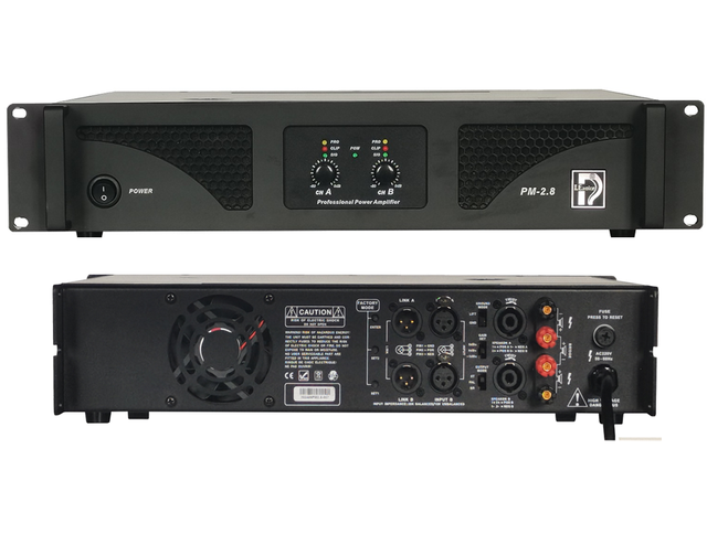 I.E.voice Professional Grade 2x800W 8-Ohm Class H Analog Power Amplifier Model PM-2.8 OEM/ODM