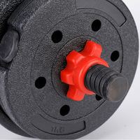 Ensemble d'haltères réglables en gros, haltères de 10 kg, 15 kg, 20 kg, 30 kg, 40 kg, ensemble d'haltères en ciment pour la remise en forme