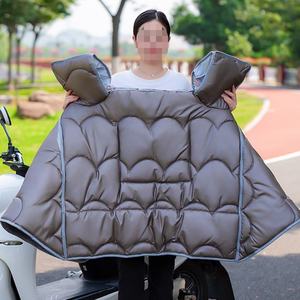 Cubierta y guante duraderos para parabrisas de bicicleta eléctrica, rodilleras cálidas protectoras contra la <span class=keywords><strong>lluvia</strong></span>, <span class=keywords><strong>equipo</strong></span> de viaje para montar - Product Image 3