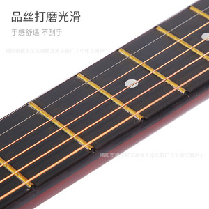 Classical Guitar 38 Inch 6 <b>Strings</b> Lacquered Finish For Beginners Practice - Product Image 4