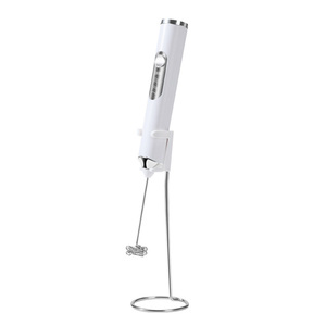 USB Có Thể Sạc Lại 3 Tốc Độ Thép Không Gỉ Sữa Frother Mini Điện Cà Phê Whisk Bọt <span class=keywords><strong>Mixer</strong></span> - Product Image 2