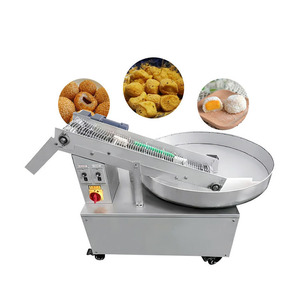 Máquina Comercial Automática para Recubrimiento de Mochi en Polvo, Máquina Enrobedora de Bolas de Sésamo y Coco con Disco Giratorio - Product Image 1