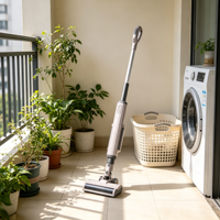 Aspirateur vertical sans fil à grande capacité de 0,5 L avec technologie cyclonique pour l'élimination des poussières