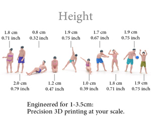 IOTA Ensemble de 2 figurines miniatures en résine plastique de 2 cm, thème 'Happy Summer Time', dérivés d'animation, personnages de dessins animés pour les amateurs, design de personnage, divertissement - Product Image 2