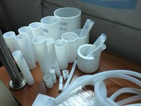 Pipa Berlapis PTFE Tugas Berat Ukuran Besar Anti Ledakan DN150 DN600 Tabung PTFE ID Besar