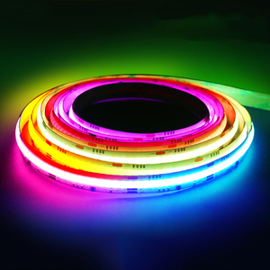Bande lumineuse <span class=keywords><strong>LED</strong></span> COB RVB adressable de 10 mm 12 mm de largeur 24V WS2811 Contrôle des pixels Couleur de rêve <span class=keywords><strong>Ruban</strong></span> flexible <span class=keywords><strong>pour</strong></span> profil en aluminium - Product Image 4