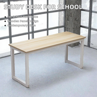 Bureau et chaise d'étude modernes pour élèves de maternelle et de primaire, table en bois pour la maison ou le bureau