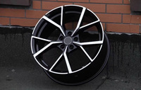 Jantes en alliage coulé ultra légères de 17, 18, 19 et 20 pouces, 5x112, face usinée noire pour VW Golf 8 R GTI Touareg Arteon R