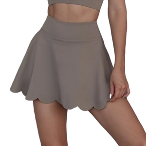 เซ็กซี่กลับCrossover Halter Topและกลีบกระโปรงผู้หญิง2ชิ้นชุดเทนนิส - Product Image 4