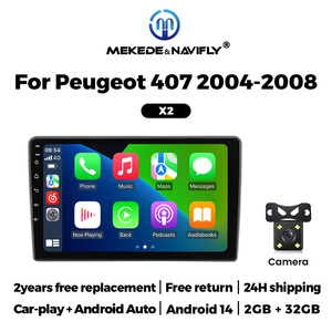 MEKEDE-<span class=keywords><strong>Autoradio</strong></span> avec écran tactile IPS, Android 14, avec navigation FM, 4 cœurs, 2 + 32 Go, 1024x600, pour Peugeot <span class=keywords><strong>407</strong></span>, 2004-2008 - Product Image 5