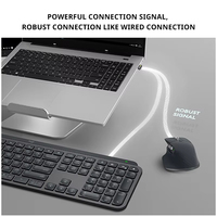 Souris sans fil Logitech MX Master 3S pour entreprise, ergonomique, 8K DPI, longue autonomie, pour ordinateur portable