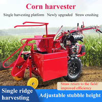 Machine tout-en-un multifonction de broyage de paille plus, nouvelle moissonneuse de maïs automatique, petit tracteur de marche domestique
