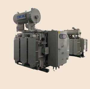 Transformador trifásico montado en plataforma, fabricado en Corea, OEM ODM Kumkang 150kVA/13200D/480Y/277 Pos. LBOR 3PCONDUCTORCU-CU - Product Image 1