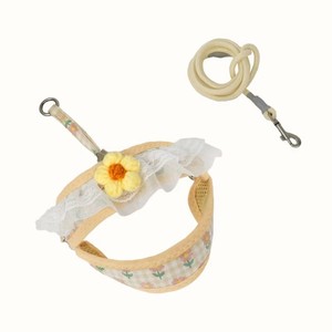 Harnais de luxe rembourré en polyester pour chien avec boucle de traction dorsale pour petites races - Product Image 2