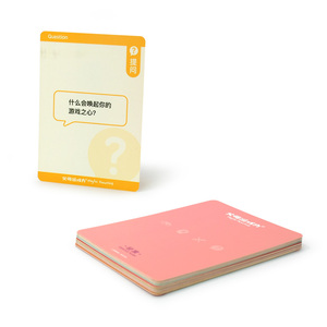 Cartes à jouer Logo personnalisé, cartes Flash de conversation préscolaire, jouets d'apprentissage - Product Image 5