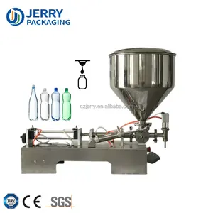 JERRYPACK JBZ-1000A 10ml-5000ml One Head Pneumatic Liquid Semi Automatic Piston Water Filling Machine