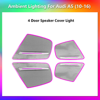 ICarsin - Éclairage d'ambiance intérieur de voiture à LED 256 couleurs, décoration pour Audi A5 S5 B8 2009-2016, accessoires automobiles