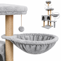 Arbre à chat haut et populaire avec panier en peluche pour chatons, modèle Condo, du fabricant